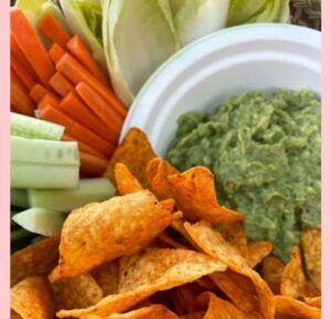 guacamole y crudités