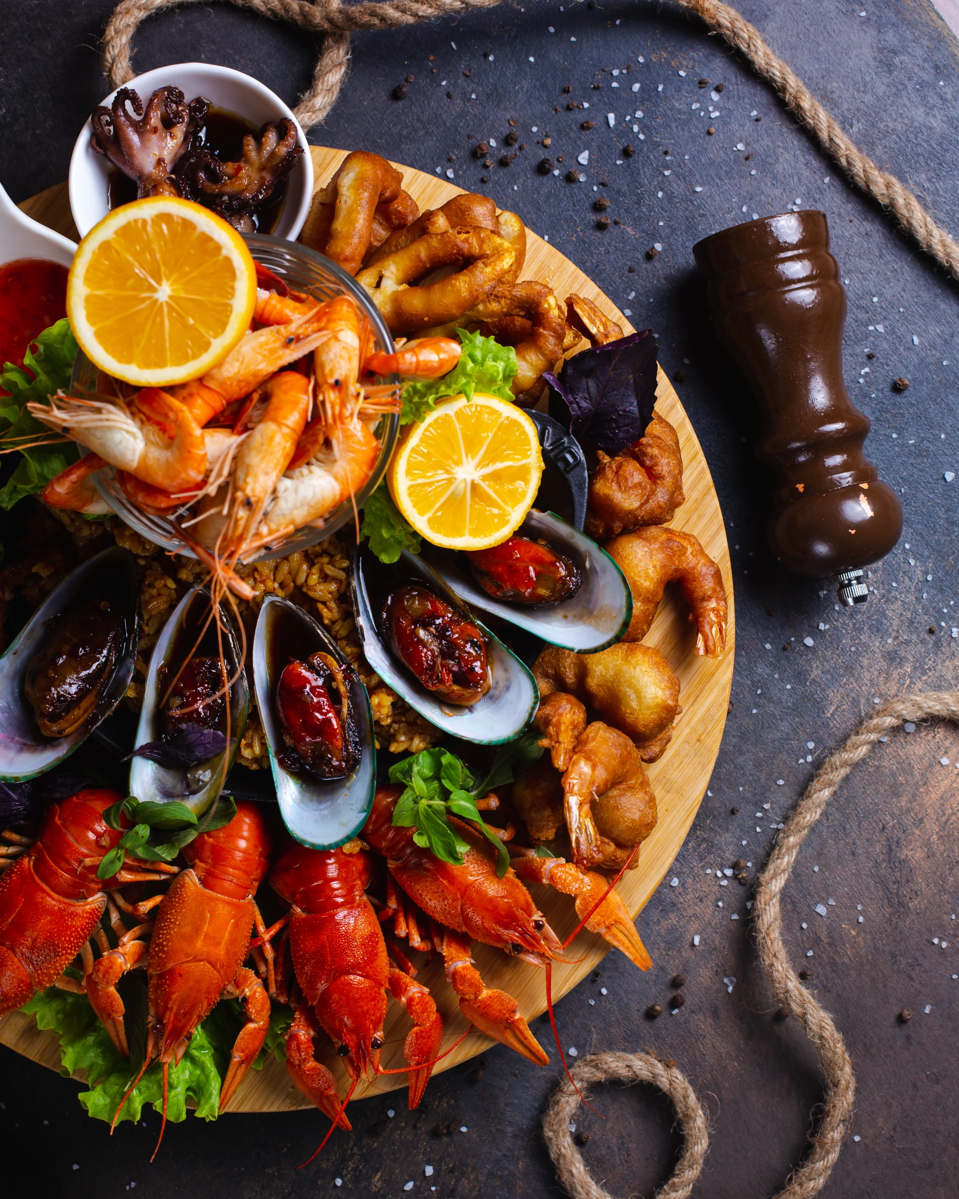 Pescados y mariscos
