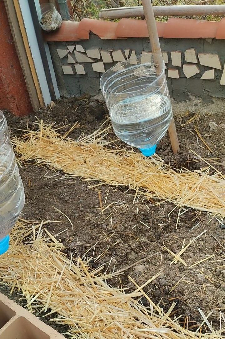 Riego por goteo casero