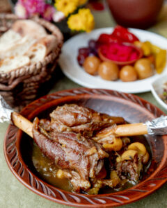 Asado de cordero tradicional