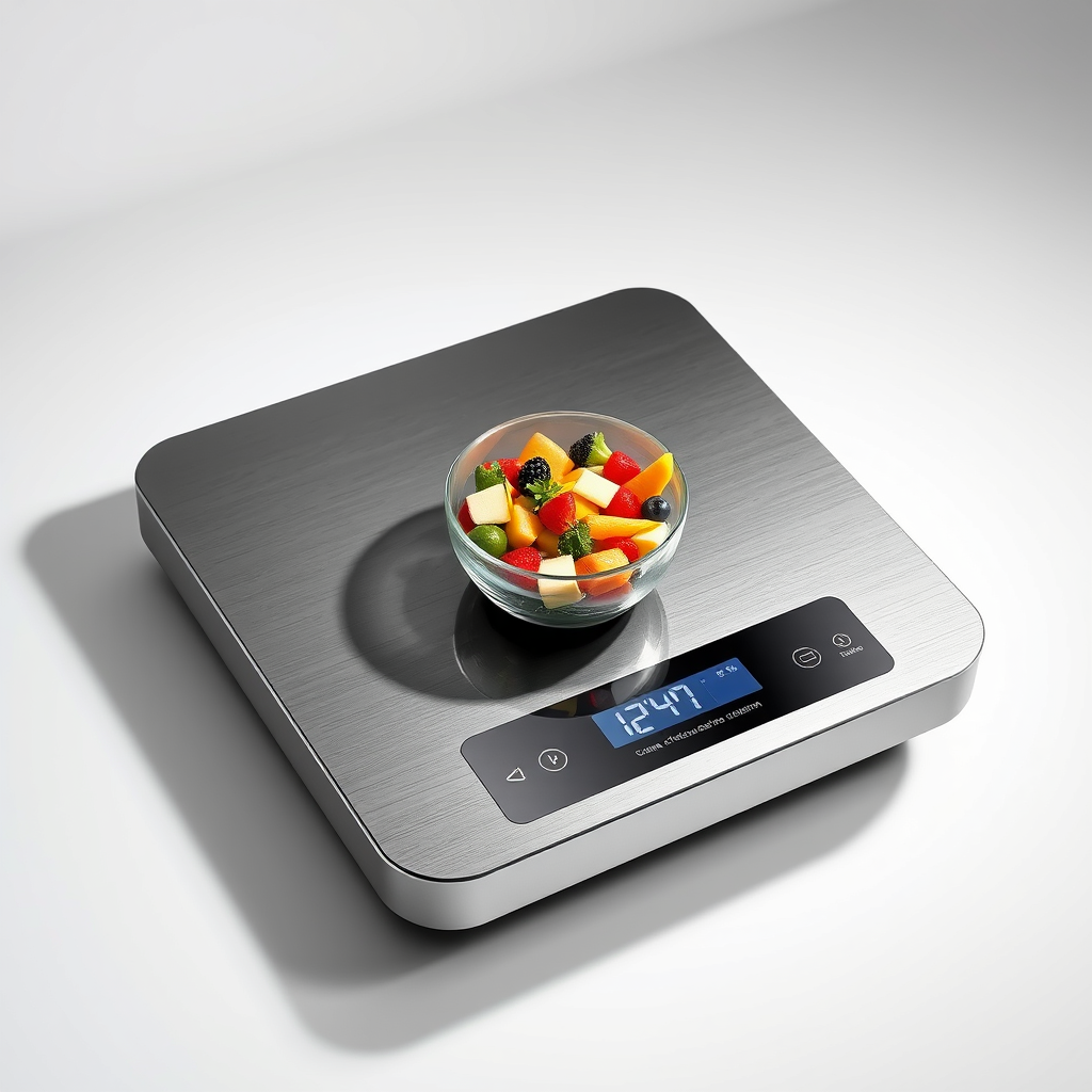 Báscula de cocina digital con función de gramos